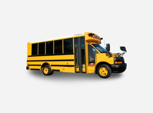 Yellow Magellan school activity bus